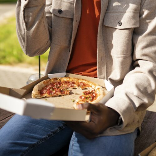 Pizza livrée par Gochap