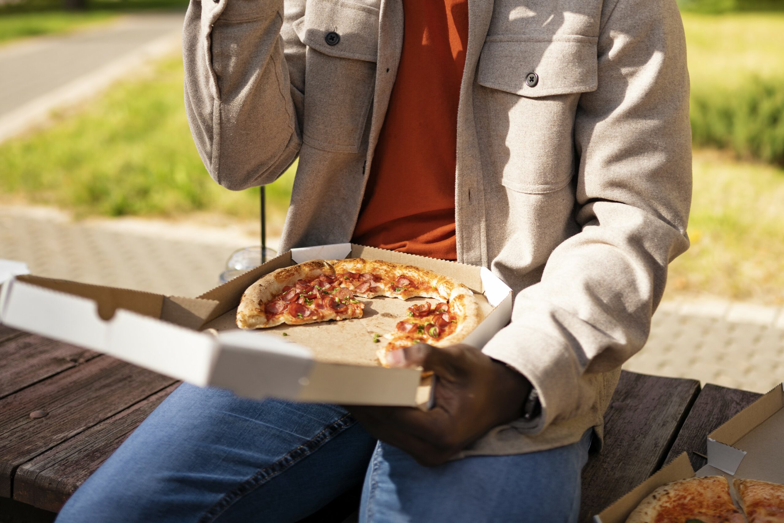 Pizza livrée par Gochap